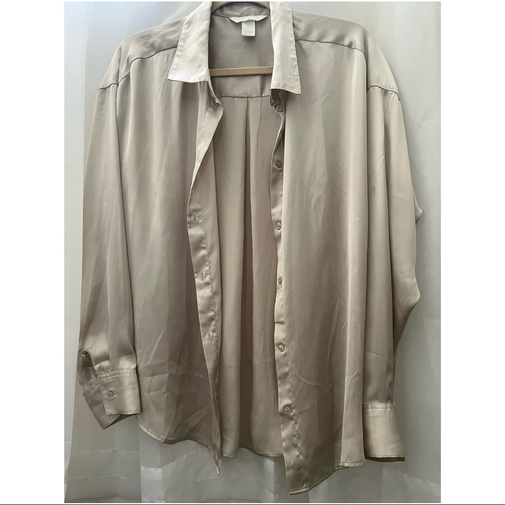 Silk button down - H&M